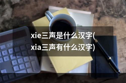 xie三声是什么汉字(xia三声有什么汉字)